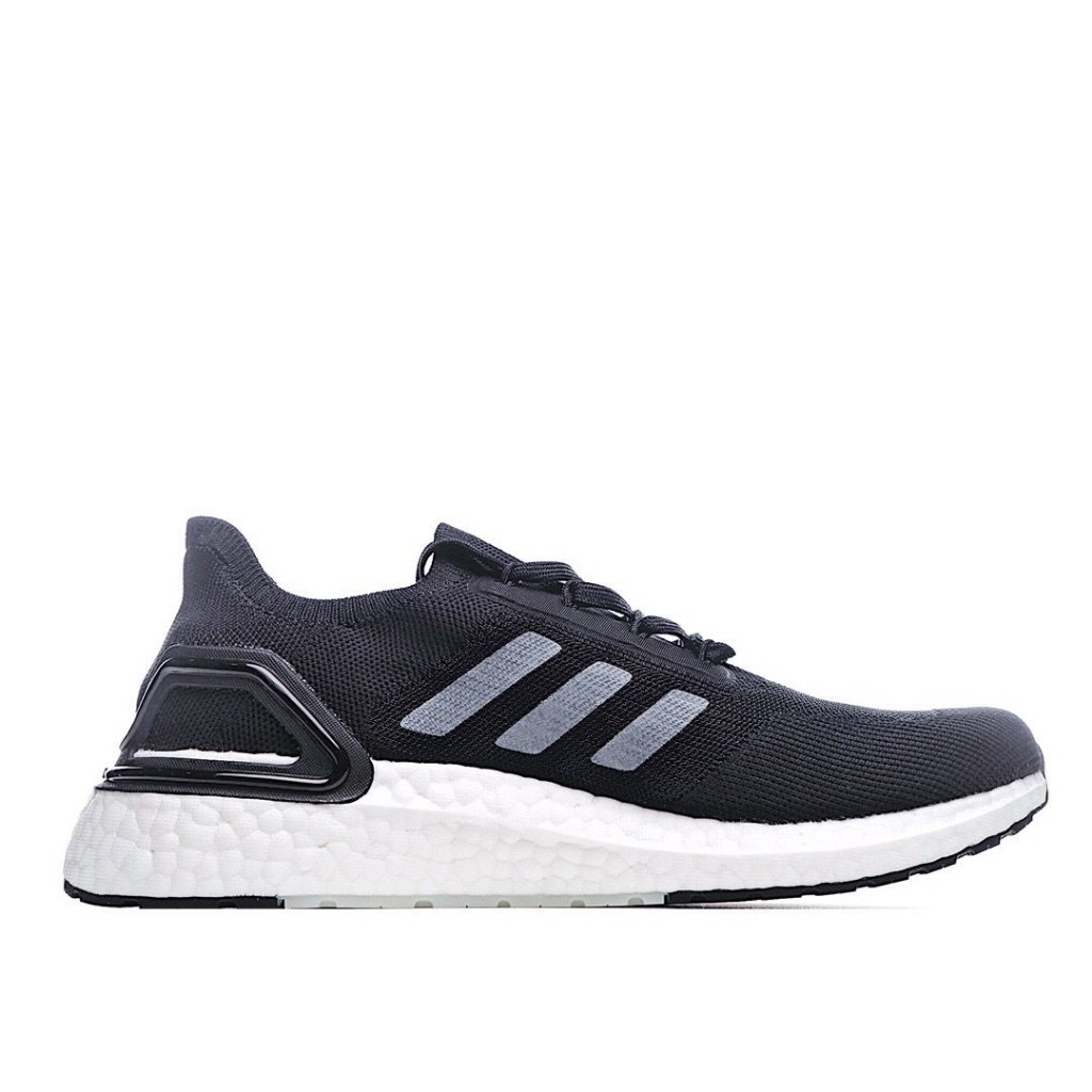 Tênis Adidas UltraBoost 20 Preto e Branco Masculino Tênis Corrida