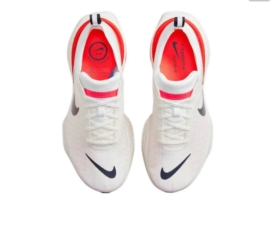 Tênis Nike Zoomx Invincible Run Flyknit 3 Feminino - Branco e Vermelho Tênis  Corrida - Seu Próximo Tênis Esportivo Está Aqui!