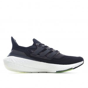 Tênis Adidas UltraBoost 21 - Preto Cinza e Verde - Masculino