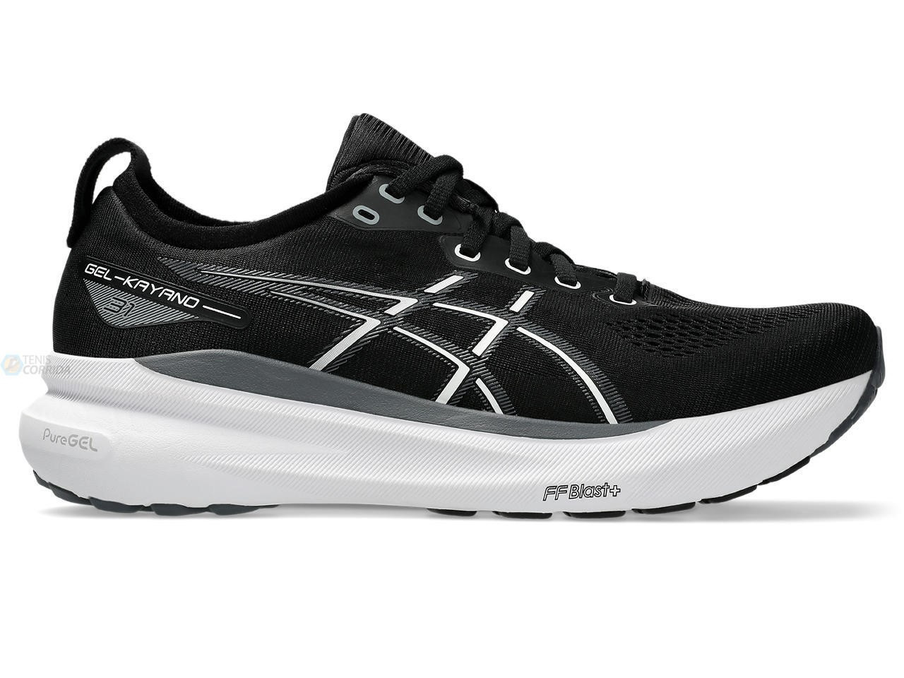 Tênis Asics Gel Kayano 31 - Preto e Branco - Masculino 