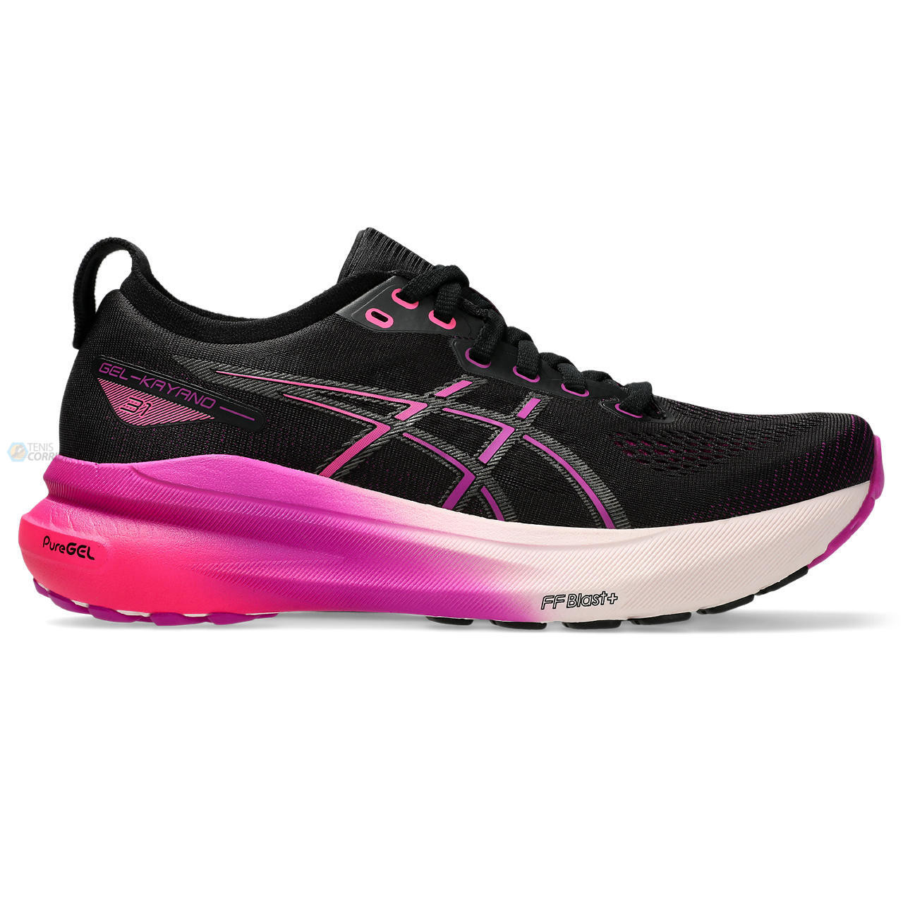 Tênis Asics Gel Kayano 31 - Preto e Rosa - Feminino 