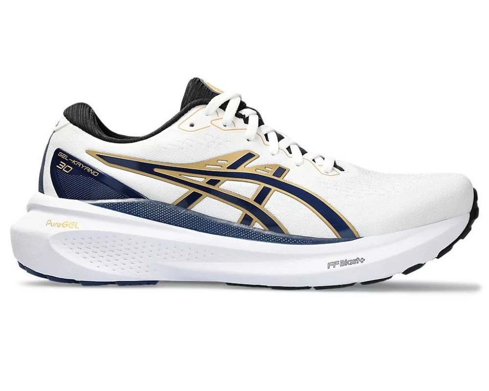 Tênis Asics Gel Kayano 30 - Branco Azul 30 Anniversary - Masculino 