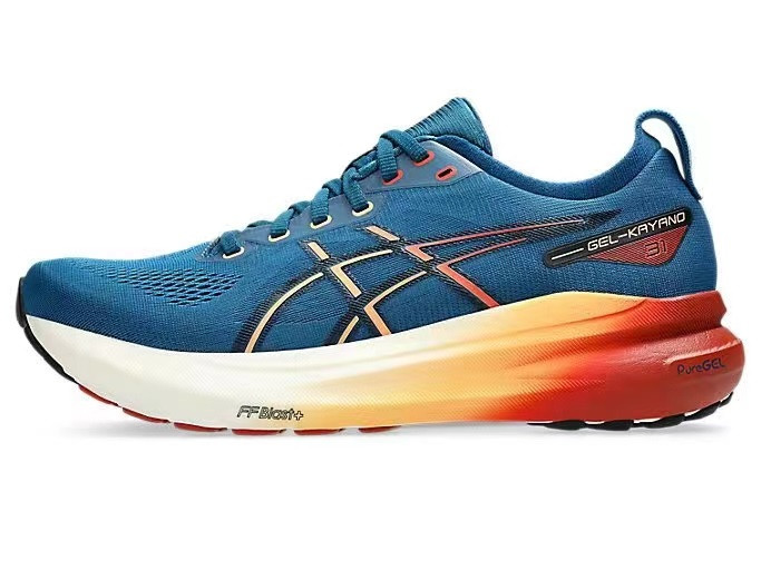 Tênis Asics Gel Kayano 31 - Azul e Vermelho - Masculino