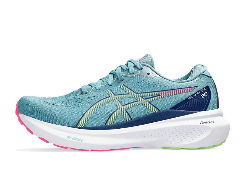 Tênis Asics Gel Kayano 30 - Azul Claro e Rosa - Feminino