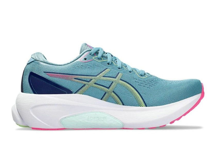 Tênis Asics Gel Kayano 30 - Azul Claro e Rosa - Feminino 