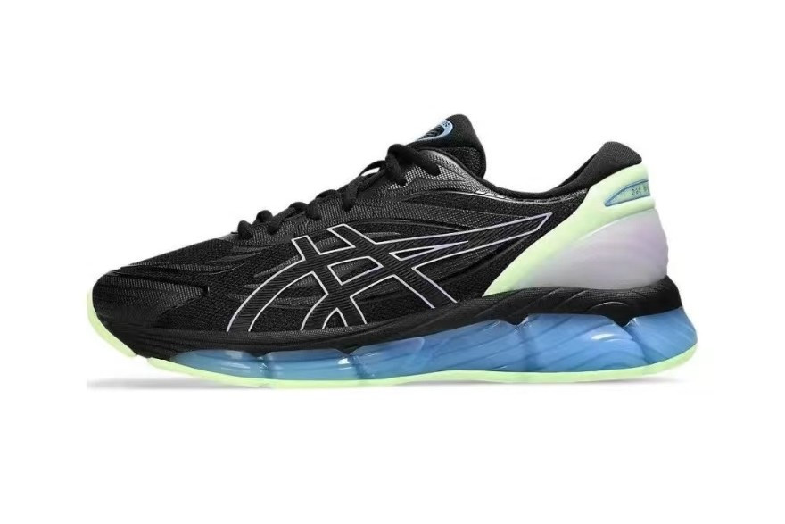 Tênis Asics Gel Quantum 360 8 - Preto Azul e Verde - Masculino 