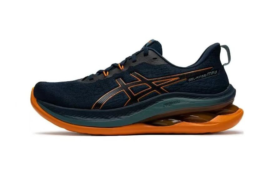 Tênis Asics Gel Kinsei Max - Preto e Laranja - Masculino 