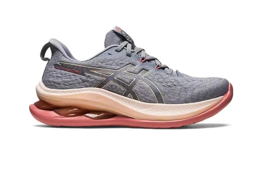 Tênis Asics Gel Kinsei Max - Cinza e Laranja - Feminino