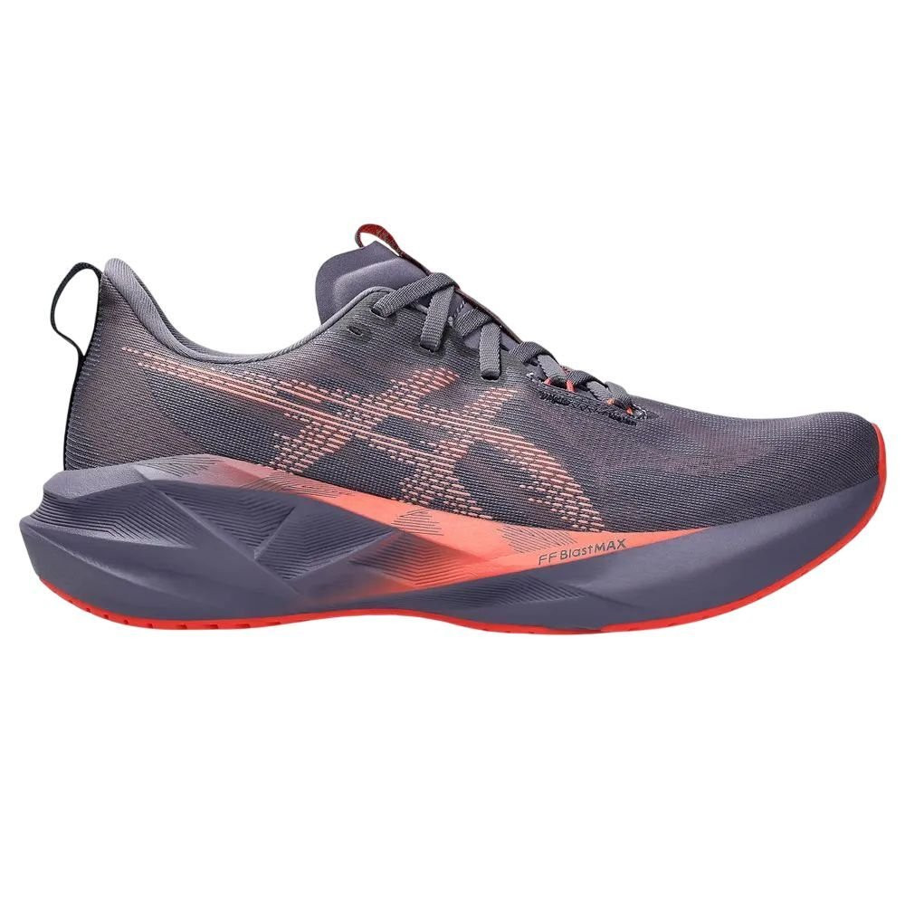 Tênis Asics Novablast 5 - Masculino - Roxo com Vermelho 