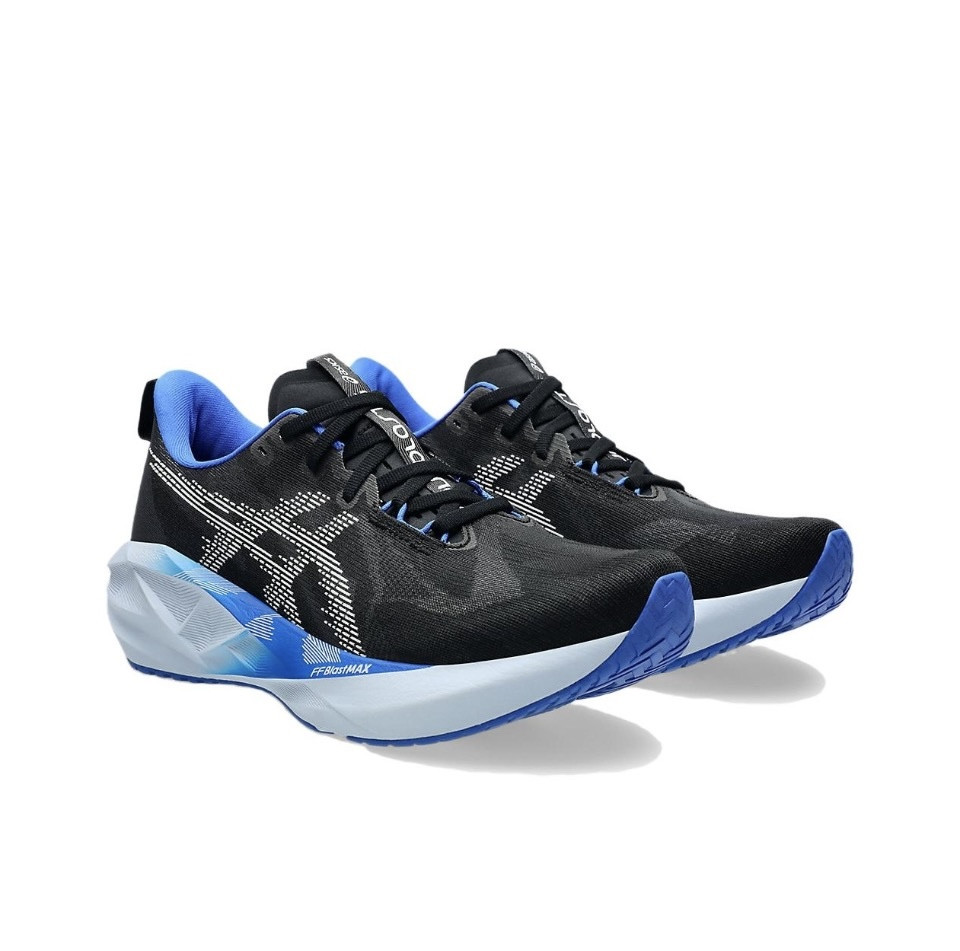 Tênis Asics Novablast 5 - Masculino - Preto e Azul